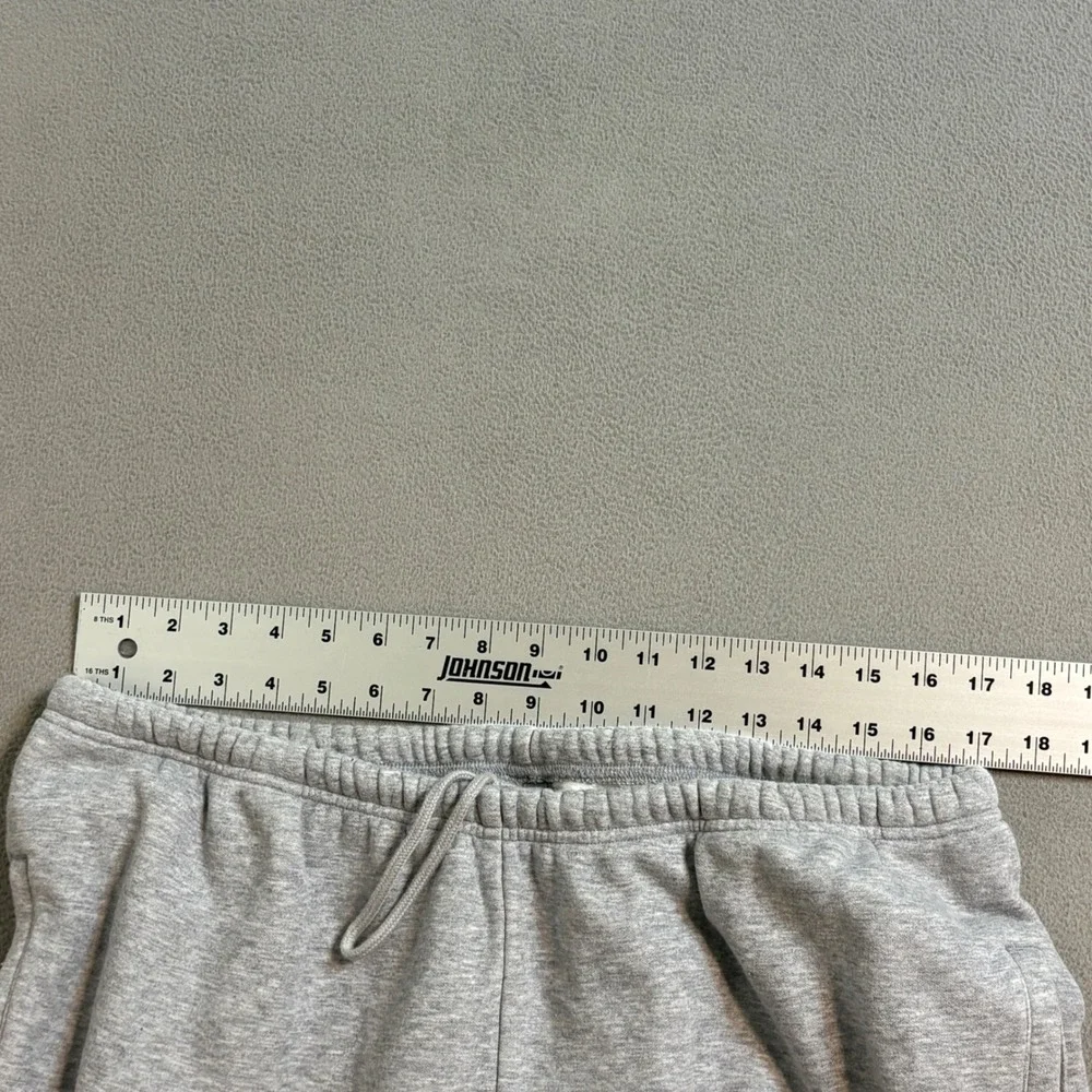 Skims Lounge Pant womens XL Gray Joggers Elastic Waist Pockets Capri - Picture 6 of 8